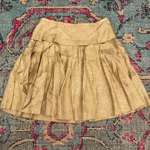 Marc by Marc Jacobs silk pleated skirt, green sz 4